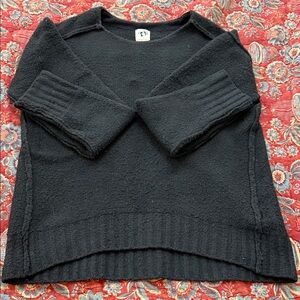 We The Free Black Crew Neck Sweater